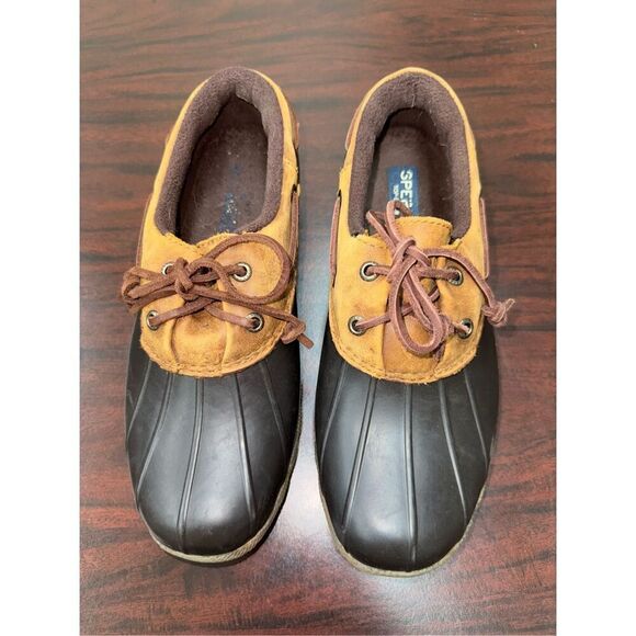Sperry Womens Saltwater Isla Short Duck Shoes Size 8 - Picture 1 of 7